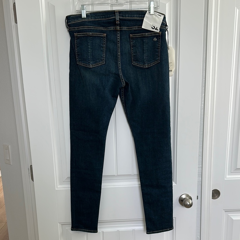 NWT Rag & Bone Dark Blue Skinny Jeans with Stretch - Picture 11 of 11